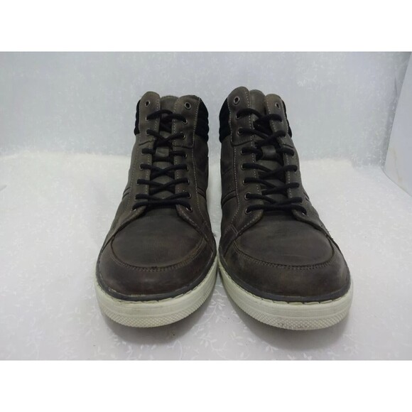 Kenneth Cole Reaction Miracle Le Grey Men's Size 13 Gray Leather Fashion Boots - Picture 2 of 9